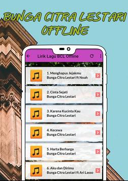 Lirik Lagu Bunga Citra Lestari Offline para Android - APK Baixar