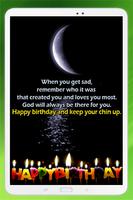 Blessed Birthday Greeting Affiche