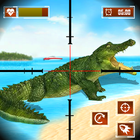 Crocodile Shooter Simulator : Sniper Shooting Game icône