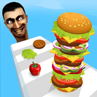 Juego Burger Stack Run icono