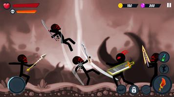 برنامه‌نما Stickman Warrior: Shadow Fight عکس از صفحه