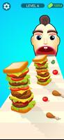 Sandwich Run Race: Runner Game syot layar 3