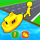 Car Changing Race-Spiele Zeichen