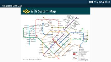Singapore MRT & LRT Map پوسٹر