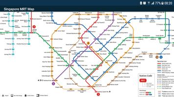 Singapore MRT & LRT Map اسکرین شاٹ 1