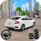 3D-parkeerspel: autospel-icoon