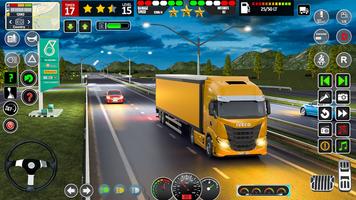 US Euro Truck Games 3d capture d'écran 2