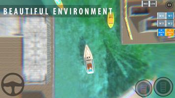 Jet Boat Sim Cruise Ship Drive Ekran Görüntüsü 1