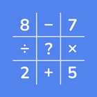 Math Games - Brain Puzzles أيقونة