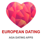 Europese Dating App - AGA-icoon