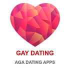 Aplicación de citas gay - AGA icono