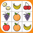 matching fruits memory game icon