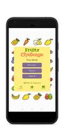 matching fruits memory game poster