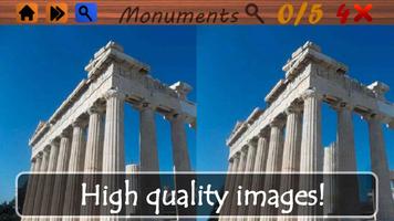 پوستر Spot the Differences Monuments