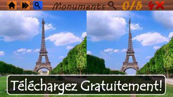 Trouvez Différences Monuments capture d'écran 1