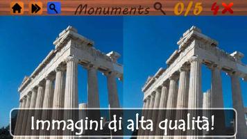 Poster Trova le differenze: Monumenti