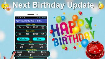 Calculate your age in numbers, find remaining days 스크린샷 1