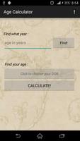 Age Calculator 포스터