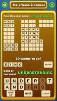 Bible Word Scramble Affiche