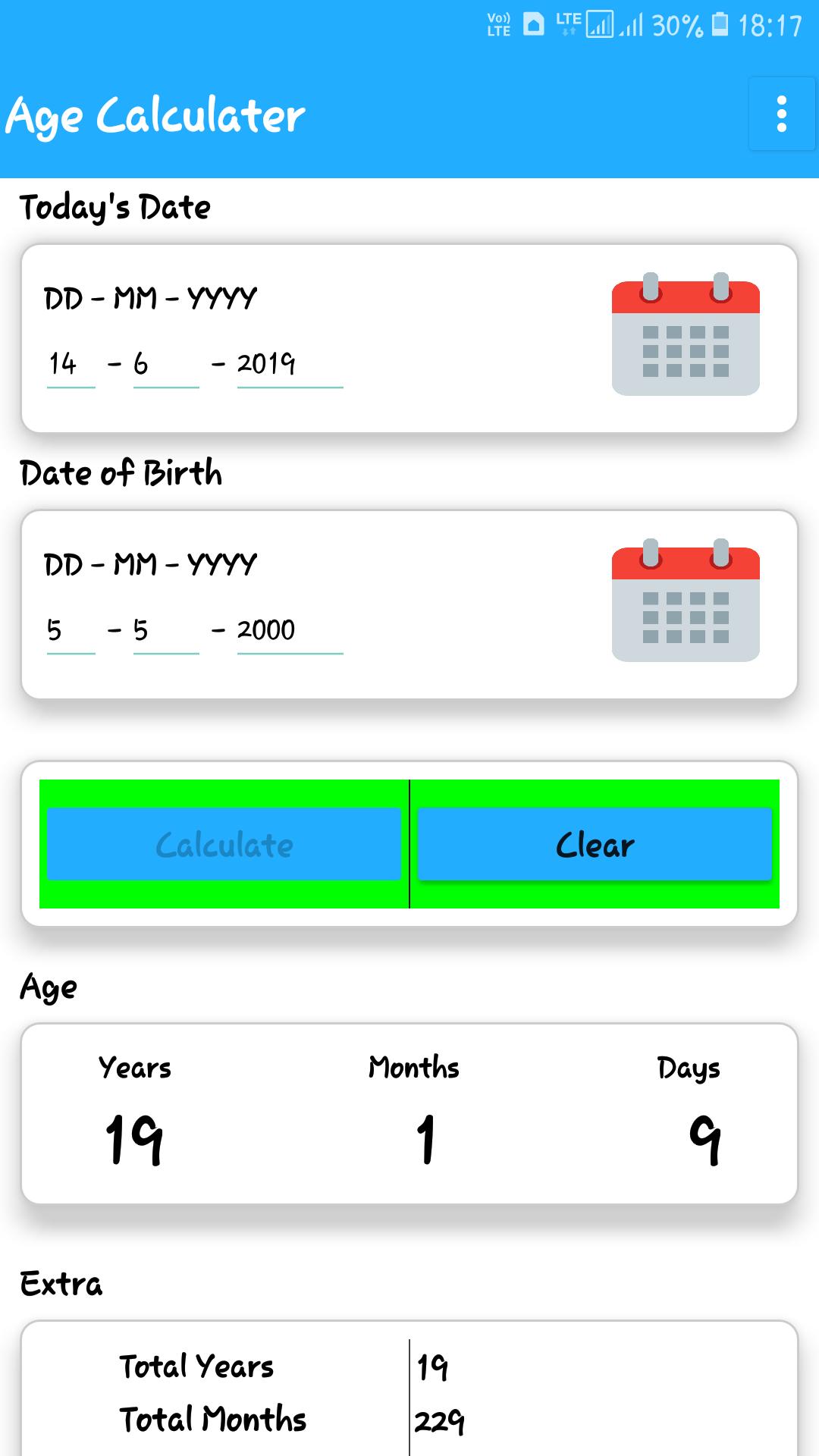 Age Calculater App By Date Of Birth For Android Apk Download
