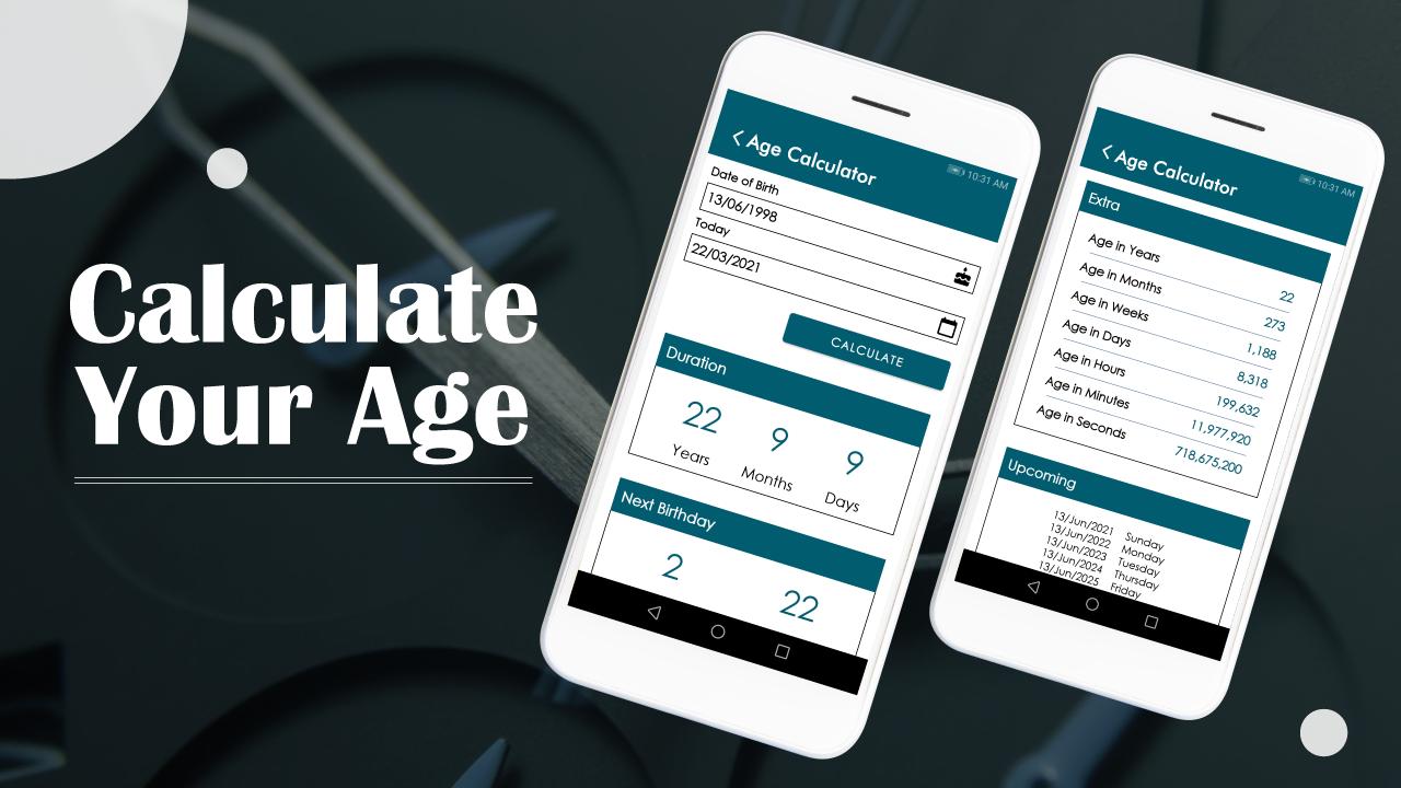 Calculateur d'âge par date de naissance Âge App pour Android - Téléchargez  l'APK