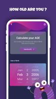 Age Calculator by Date of Birth Affiche