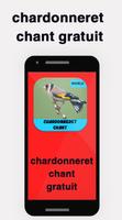 پوستر chardonneret chant