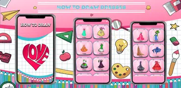 How to Draw Dress Step by Step