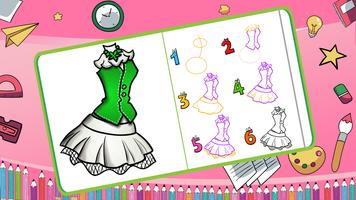 How to Draw Dress Step by Step capture d'écran 2
