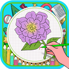 Learn How to Draw Flowers Step icône