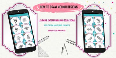 Learn How to Draw Henna Design постер