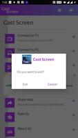 Poster Cast screen to TV : Cast scree