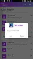 Cast screen to TV : Cast scree الملصق