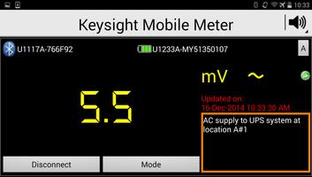 Keysight Mobile Meter स्क्रीनशॉट 1