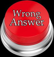 Wrong Answer Button poster