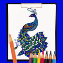 สมุดระบายสีนกยูง APK
