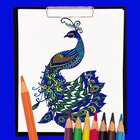 Peacock Coloring Book icon