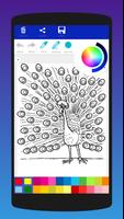 Peacock Coloring Book screenshot 2