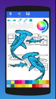 Livre de coloriage de requin capture d'écran 1