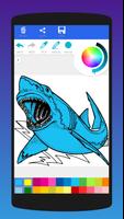 Livre de coloriage de requin capture d'écran 3
