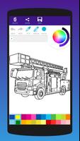Livre de coloriage de camion capture d'écran 2