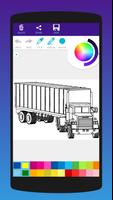 Livre de coloriage de camion capture d'écran 3