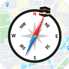 Qibla Compass Find Direction ícone