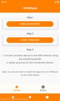 برنامه‌نما VPNOtspot: Safe VPN Tethering عکس از صفحه