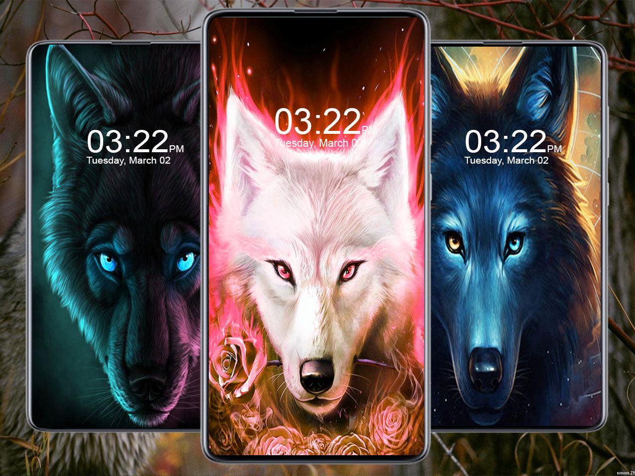 Android İndirme için Fondo de Pantalla de Lobo HD - Wolf Wallpapers APK