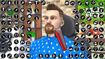 Barber Shop Sim Hair Cut Games पोस्टर