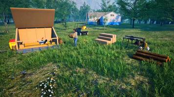 Ranch Simulator 23 Build& Farm تصوير الشاشة 1