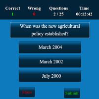 Agriculture Quiz capture d'écran 2