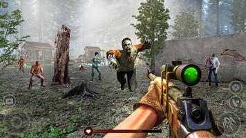 Zombie Shooting: 3d Gun Games capture d'écran 1