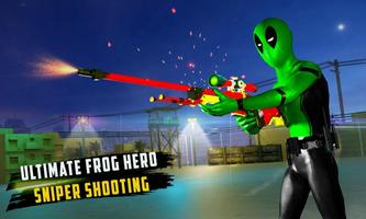 Frog Ninja Superhero Games Affiche